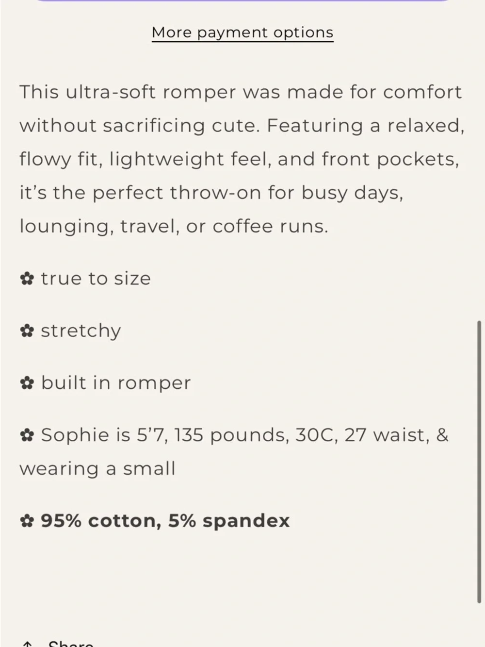 Bucketlist Light Gray romper - Picture 3 of 3